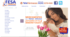 Desktop Screenshot of farmaciasespecializadas.com